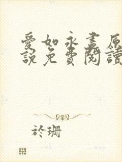 爱如永昼原著小说免费阅读