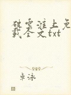 破云淮上免费下载全文txt