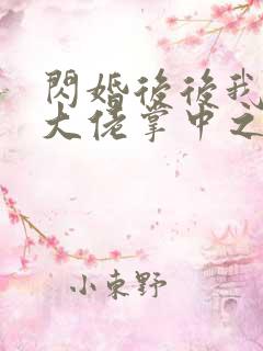 闪婚后后我成了大佬掌中之物