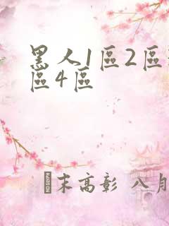 黑人1区2区3区4区