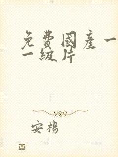 免费国产一级片一级片