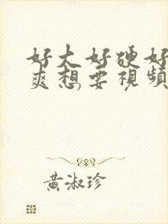 好大好硬好深好爽想要视频