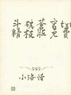 斗破苍穹txt精校版免费下载