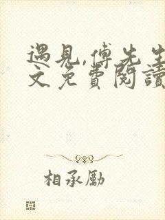 遇见,傅先生全文免费阅读