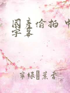 国产偷拍 中文字幕