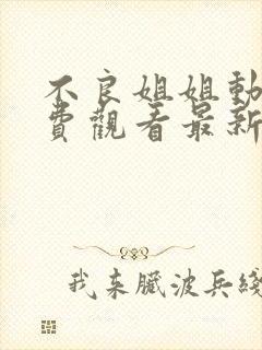 不良姐姐动漫免费观看最新章节更新时间