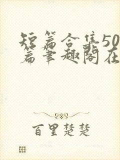 短篇合集500篇笔趣阁在线阅读全文金