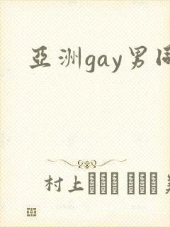 亚洲gay男同