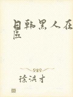 日韩黑人在线一区