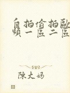 自拍偷拍欧美视频一区二区