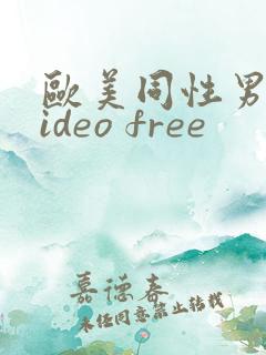 欧美同性男男video free