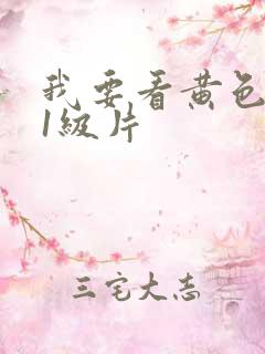 我要看黄色录像1级片