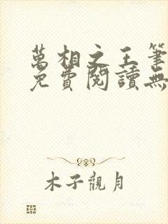 万相之王笔趣阁免费阅读无弹窗