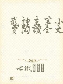 武神主宰小说免费阅读全文新笔趣阁