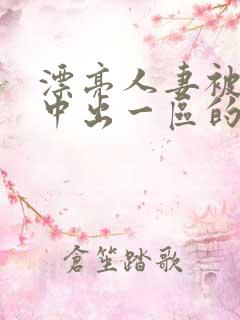 漂亮人妻被强制中出一区的