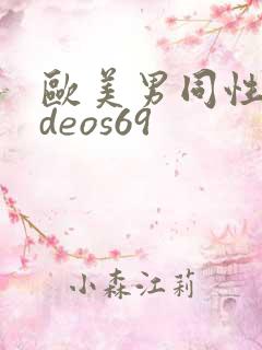 欧美男同性videos69