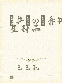 辻井ほのか番号及封面