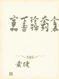 宫下玲奈全部作品番号列表