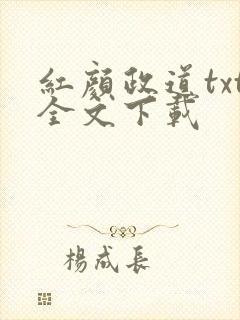 红颜政道txt全文下载