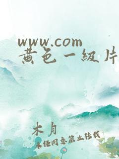 www.com黄色一级片