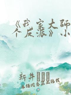 《我家大师兄是个反派》小说
