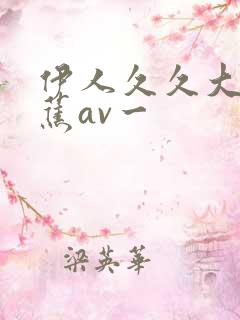 伊人久久大香线蕉av一