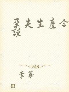 孕夫生产合集小说