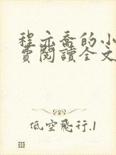 程亦乔的小说免费阅读全文无弹窗