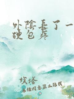 外阴长了一大个硬包疼