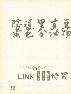 阴道里有豆腐渣黄色分泌物