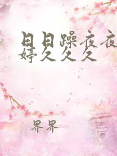 日日躁夜夜躁婷婷久久久
