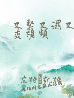 又紧又湿又粗又爽视频