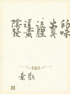 阴道流出的液体发黄腥臭味用什么药