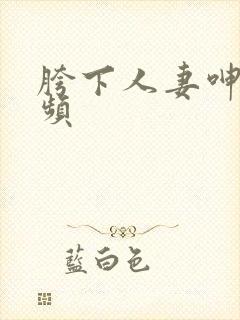 胯下人妻呻吟视频