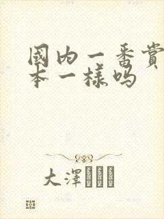 国内一番赏和日本一样吗