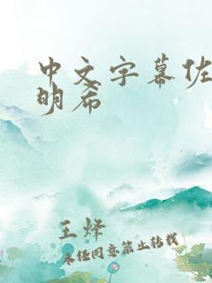 中文字幕佐佐木明希