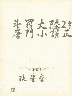 斗罗大陆2绝世唐门小说正版