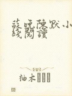 苏晚陈默小说在线阅读