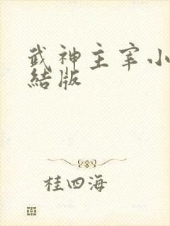 武神主宰小说完结版