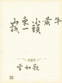 山东小黄牛多少钱一头