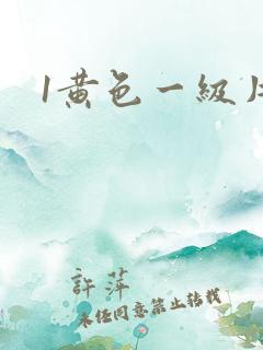 1黄色一级片