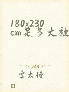 180x230cm是多大被子