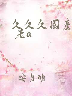 久久久国产精品 老a