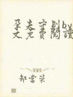 孕夫守则by全文免费阅读