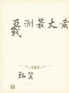 亚洲最大黄色网战