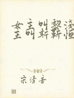 女主叫黎浅洛男主叫斯靳恒的小说