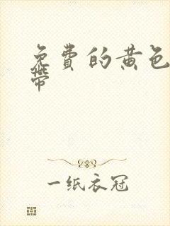 免费的黄色录像带