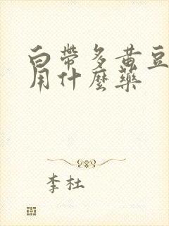 白带多黄豆腐渣用什么药