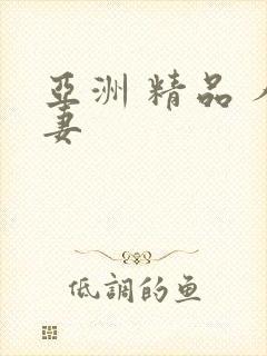 亚洲 精品 人妻