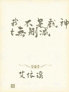 我不是戏神txt无删减